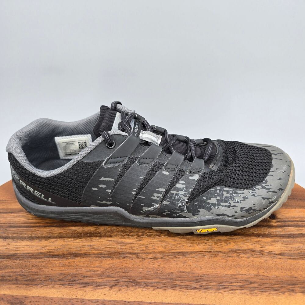 Merrell Trail Glove 5 Shoes Womens 8.5 Black Hiking Barefoot Outdoor Sneakers